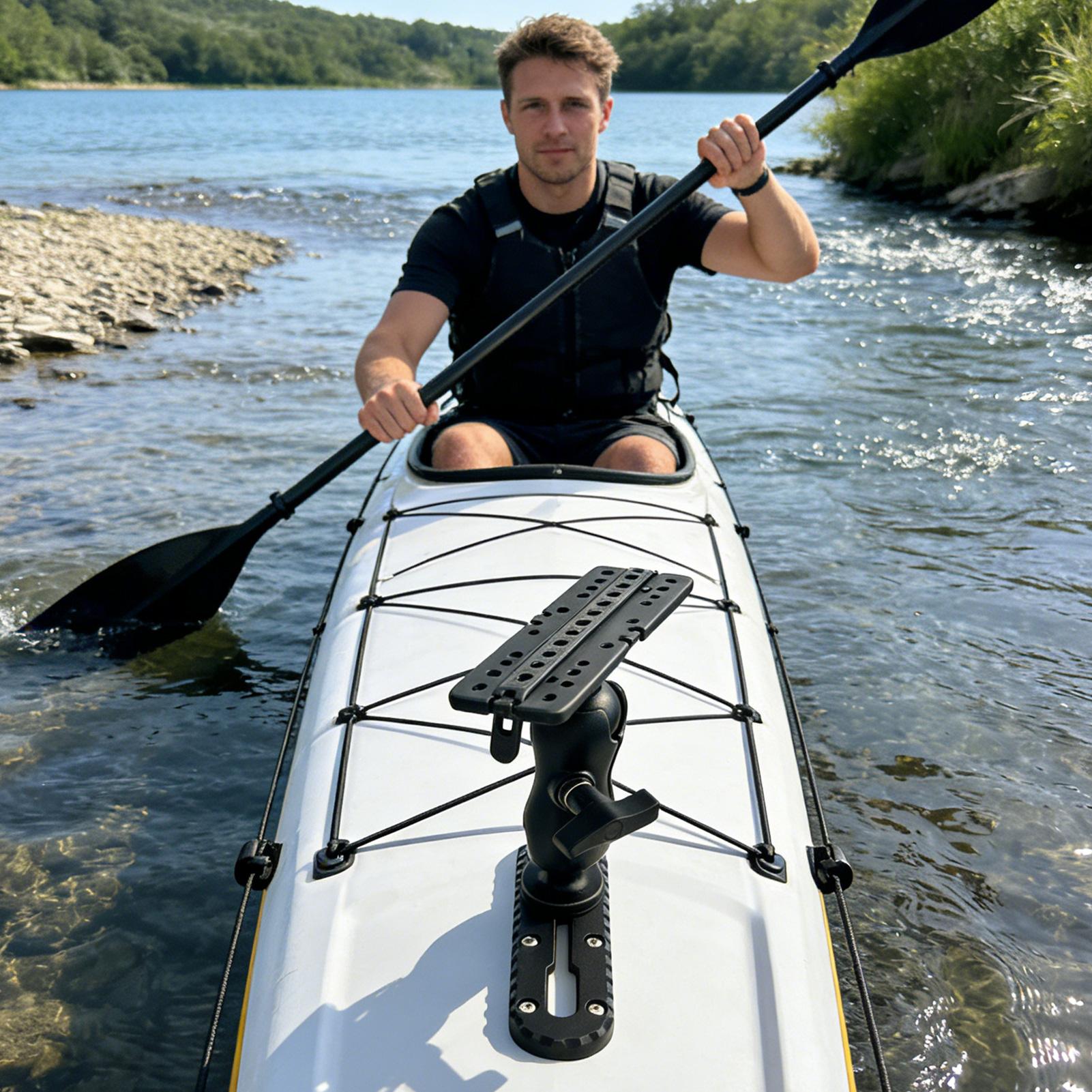 Kayak Track Mount With Screws  - Fishing Kayak Fish Finder Mount review and price