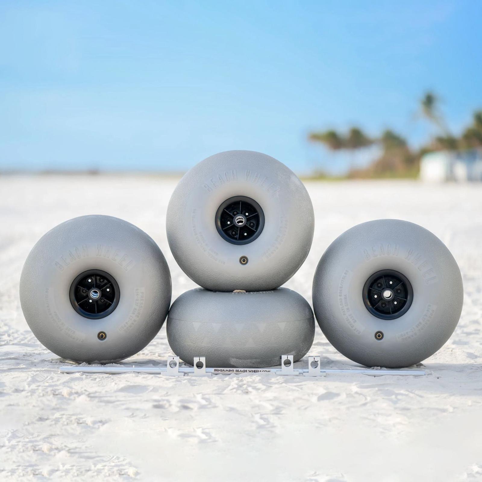 PVC Balloon Wheels for Dinghy  - Fishing Kayak Cart review and price