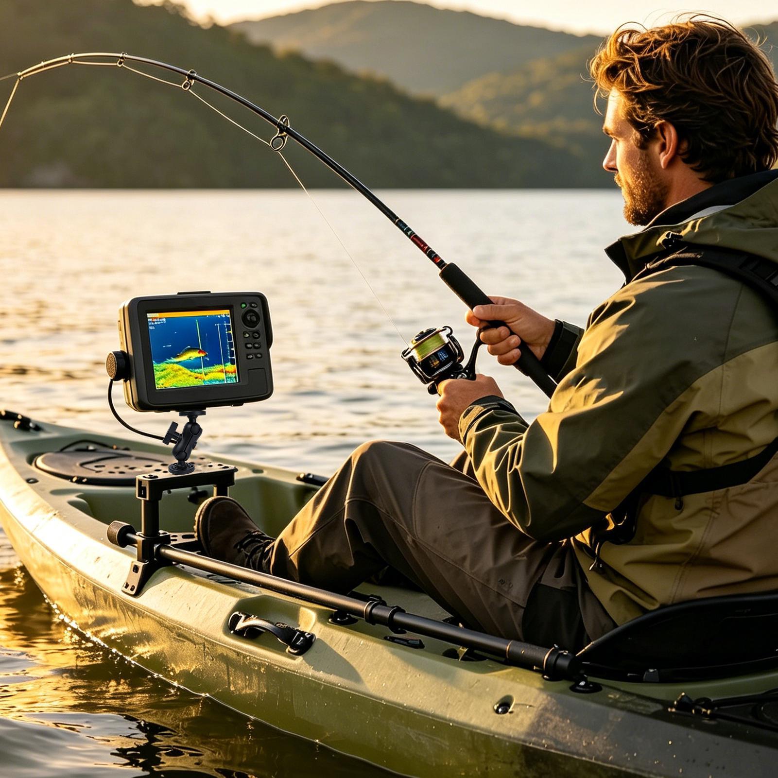 Kayak Fish Finder Mount 360 De - Fishing Kayak Fish Finder Mount review and price
