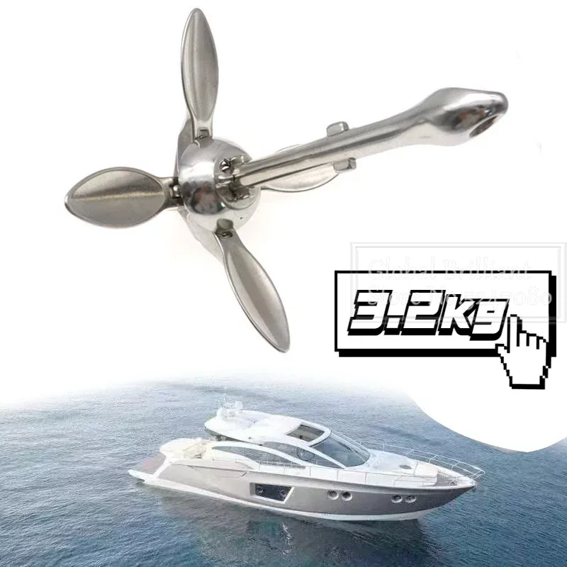 3.2KG/4KG Boat Stainless Steel - Fishing Kayak Anchor review and price
