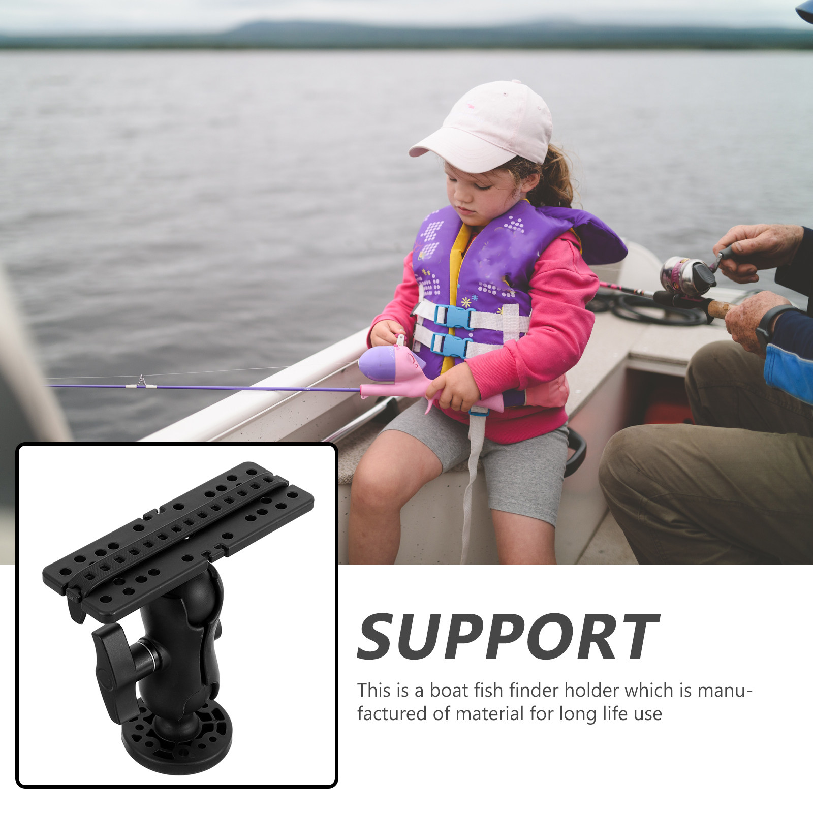 Premium Fish Finder Mount Brac - Fishing Kayak Fish Finder Mount review and price