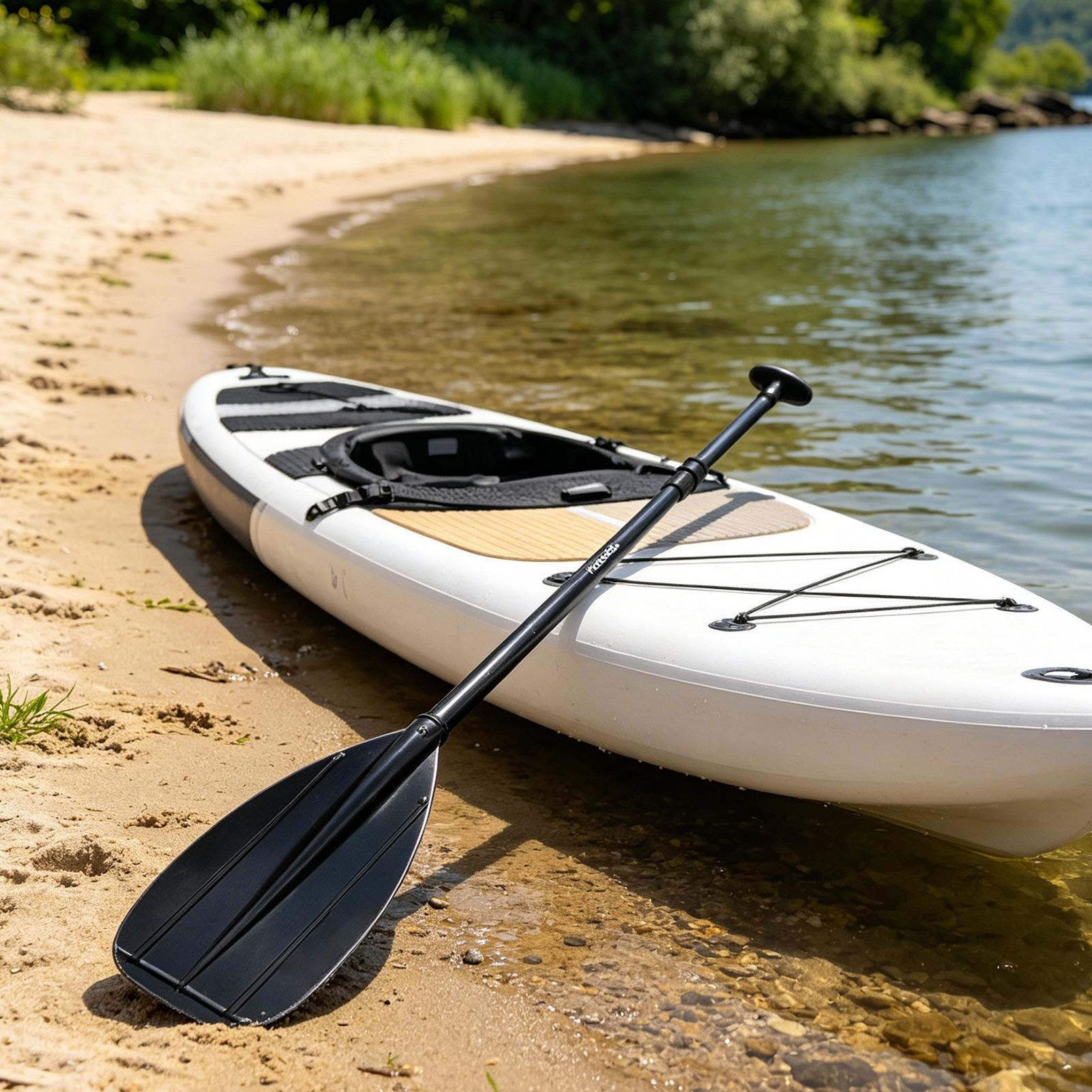 Carbon Fiber Paddle 2 Section  - Fishing Kayak Paddle review and price