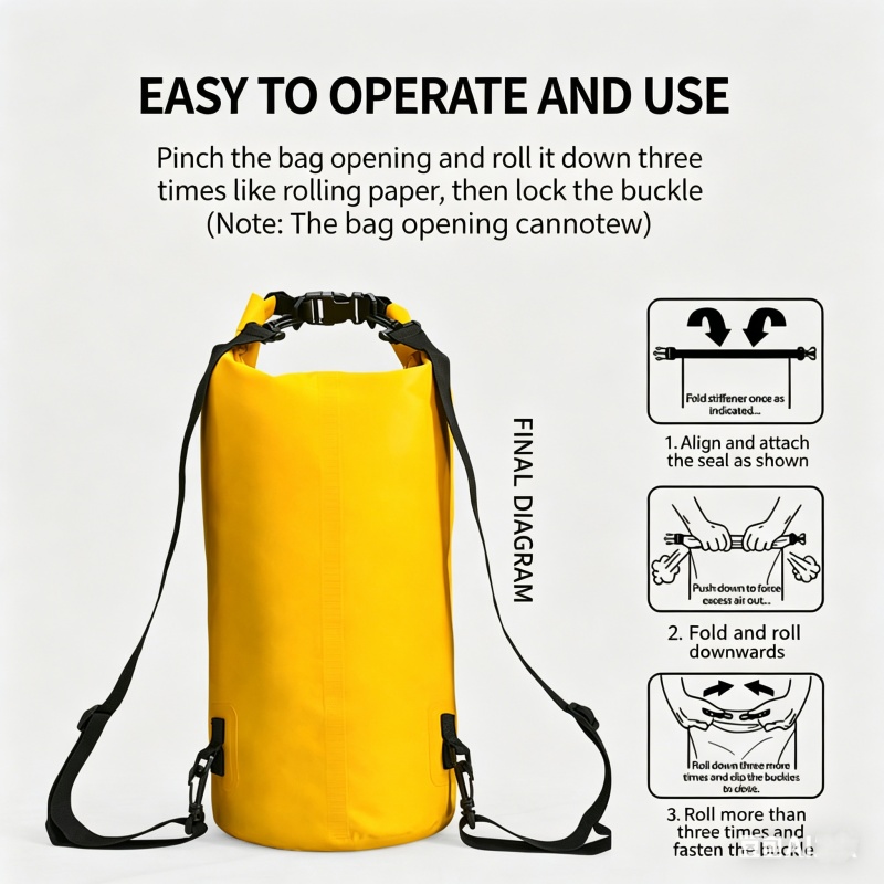 Swimming Waterproof Dry Bag 5L - Fishing Kayak Storage Bag review and price