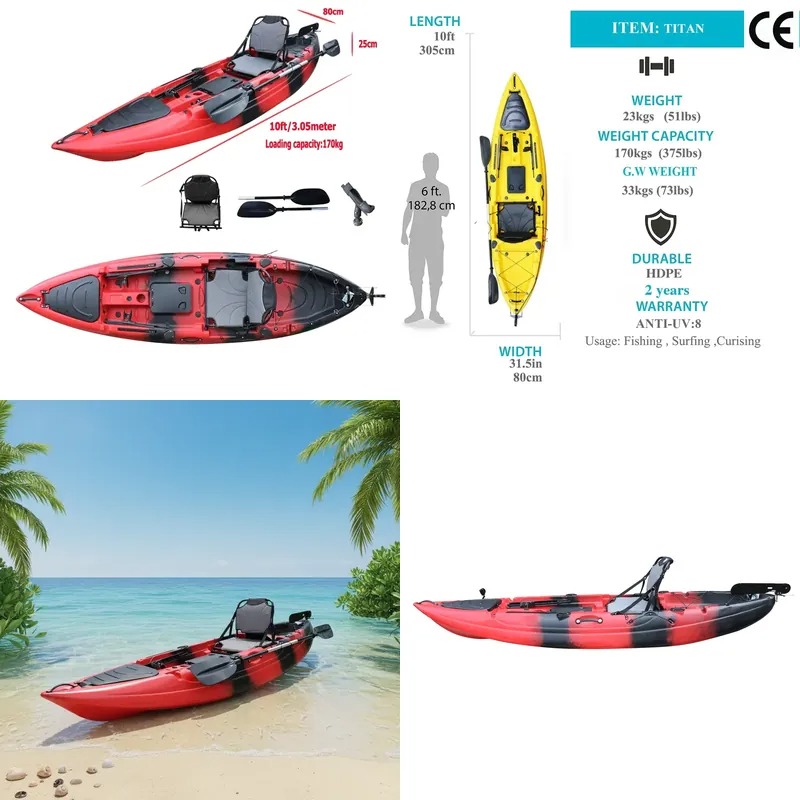 10ft Single Seat Sit on Fishin - Fishing Kayak Sit In review and price