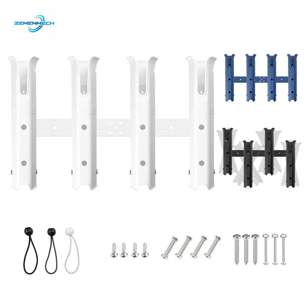 Adjustable Four Pole Plastic F - Fishing Kayak Rod Holder review and price