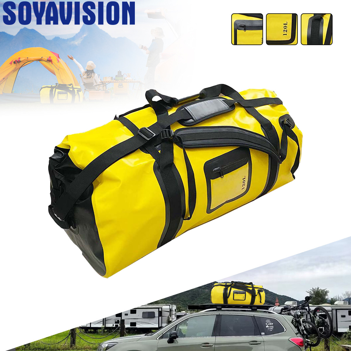 40L/66L/120L Waterproof Duffle - Fishing Kayak Crate review and price